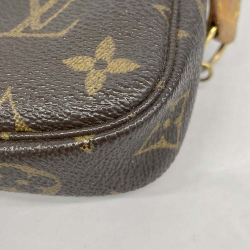 Louis Vuitton Monogram Mini Pochette Accessoires M58009 Brown Women's Bag P23... - Picture 8 of 11